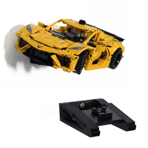 Wall Mount for Lego Technic Chevrolet Corvette Stingray 42205 – Sleek & Secure Display, Easy Installation for Collectors Lightweight Organiser