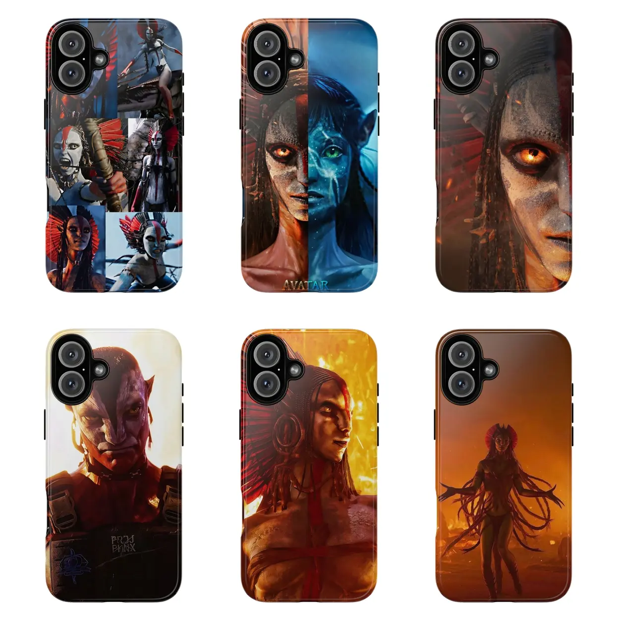 Avatar: Fire and Ash Phone Case Featuring Neytiri, Varang, And the Ash People From Pandora’s Fiery Battle – Sci-Fi, Action, Adventure Case Cover For iPhone and Samsung Galaxy Gift For Fans