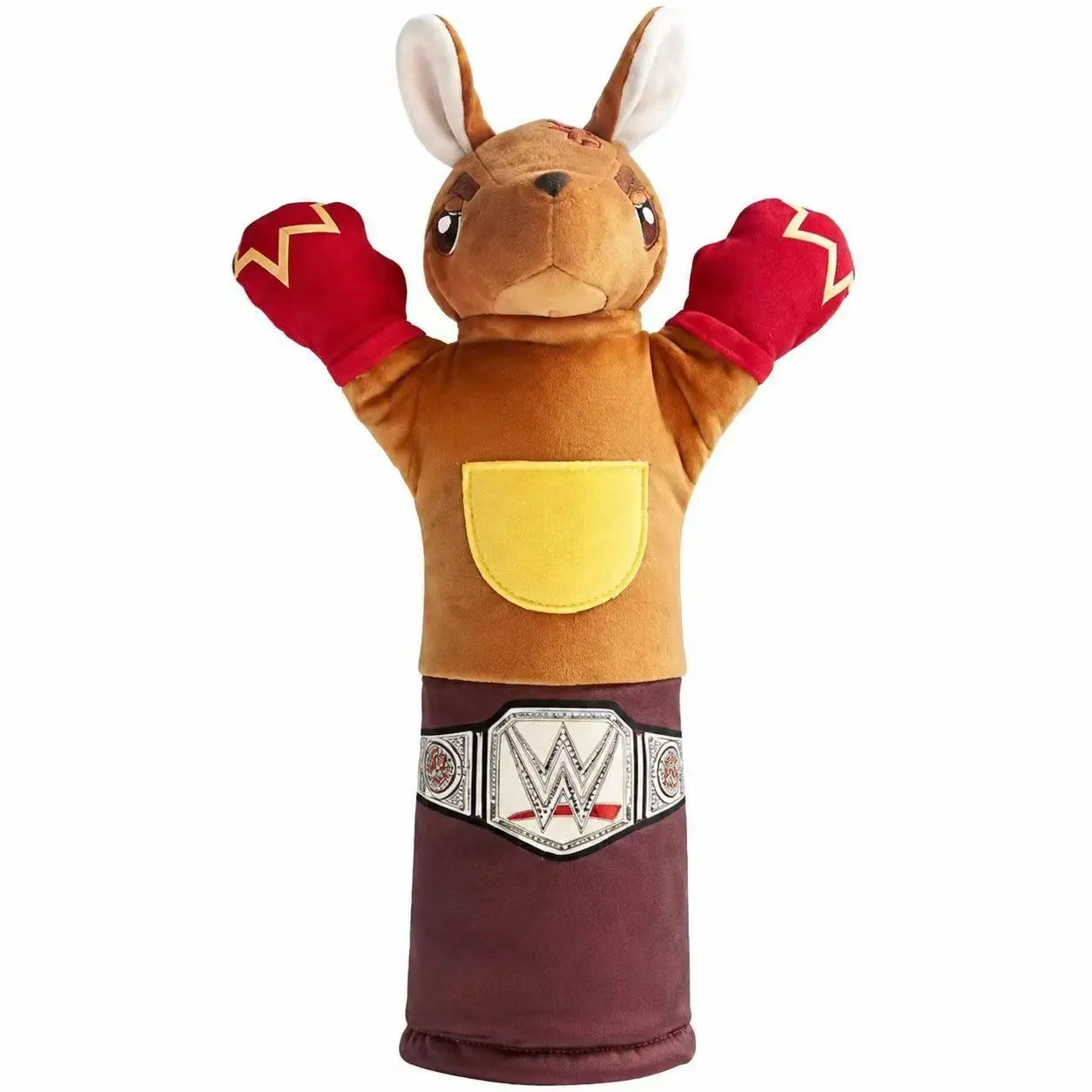 Cat Wrestling Toy, 22-inch Kangaroo Plush Toy, Reinforced Protective Gloves, Perfect for Kicking and Batting, Helps Build a Bond with Your Cat, Suitable for Cats of All Ages