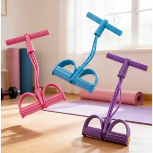 Nice Original Upgraded Pedal Resistance Band - Fitness Ankle Puller Stretching Band, Multi-Functional Tension Rope for Men & Women(only resistance band, no yoga mat)