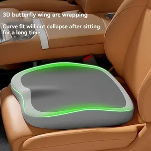 Ergonomic Memory Foam Seat Cushion,Single Piece Car Seat Booster for Driver Side,Enhances Comfort,Support,Ideal for Office