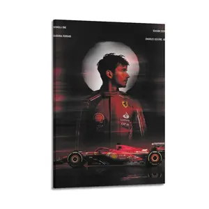 Charles Leclerc Poster for Bedroom Aesthetic Canvas Wall Art Living Room Posters Painting Picture Print Modern Family Decor Artist Bathroom Poster