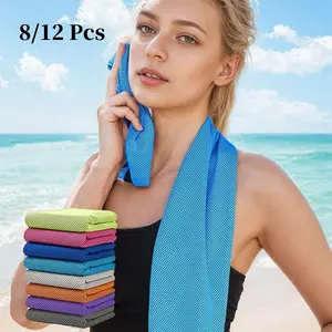 Microfiber Sports Cooling Towel, Quick-drying & Lightweight Towel for Yoga, Gym, Golf, Running & Fitness, Multiple Colors Available