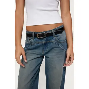 Buckle Babe Faux Leather Belt