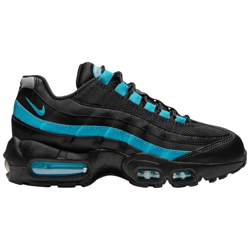 Nike Air Max 95 Recraft Black Pearl Grey Baltic Blue II4053-010 Youth Fashion Shoes New