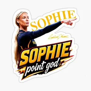 Sophie Cunningham Sticker, Sophie Basketball Point Guard Sticker Magnet, Funny Basketball Fan Decal, Athlete Gift, Waterproof Sports Sticker