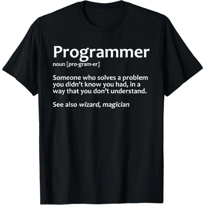 Cool Computer Programmer For Men Women IT Programming Coding Gift Unisex T-Shirt