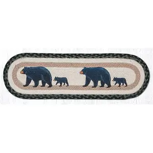 Capitol Importing 49-ST116MB 27 x 8.25 in. Mama & Baby Bear Oval Stair Tread