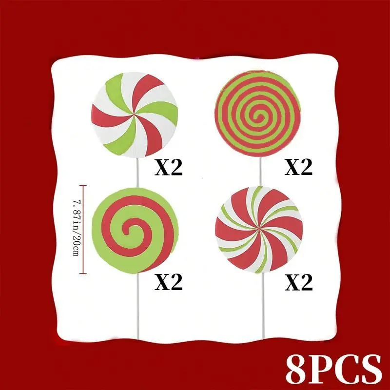 Green 8pcs