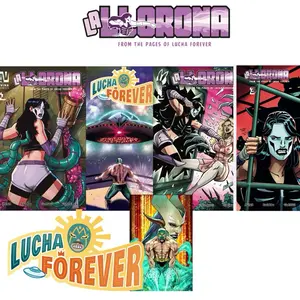 Aviña Comics Lucha Forever Bundle Soft Cover - Issues One and Two of La Llorona included Luchador Captivating Storytelling