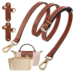 1Set Strap Kit Compatible Mini Bags- PU Leather Adjustable Purse Straps for Women's Mini Shoulder Bag, Crossbody Handbag- Purse Straps for Mini Bags