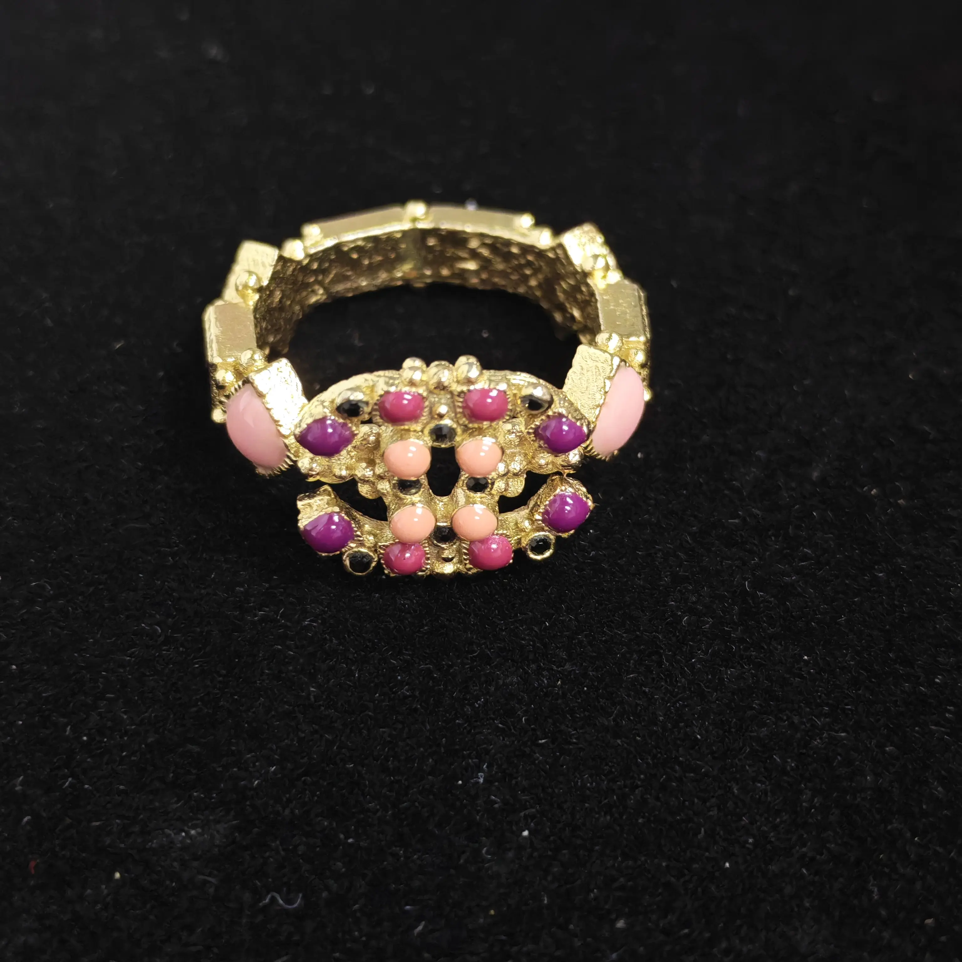 Pre-owned Chanel Baroque Ring 12P（SZS 04024）