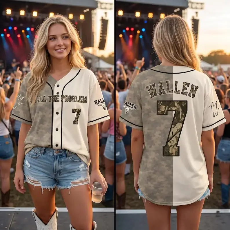 2026 Wallen Still The Problem Tour Baseball Jersey for Fans