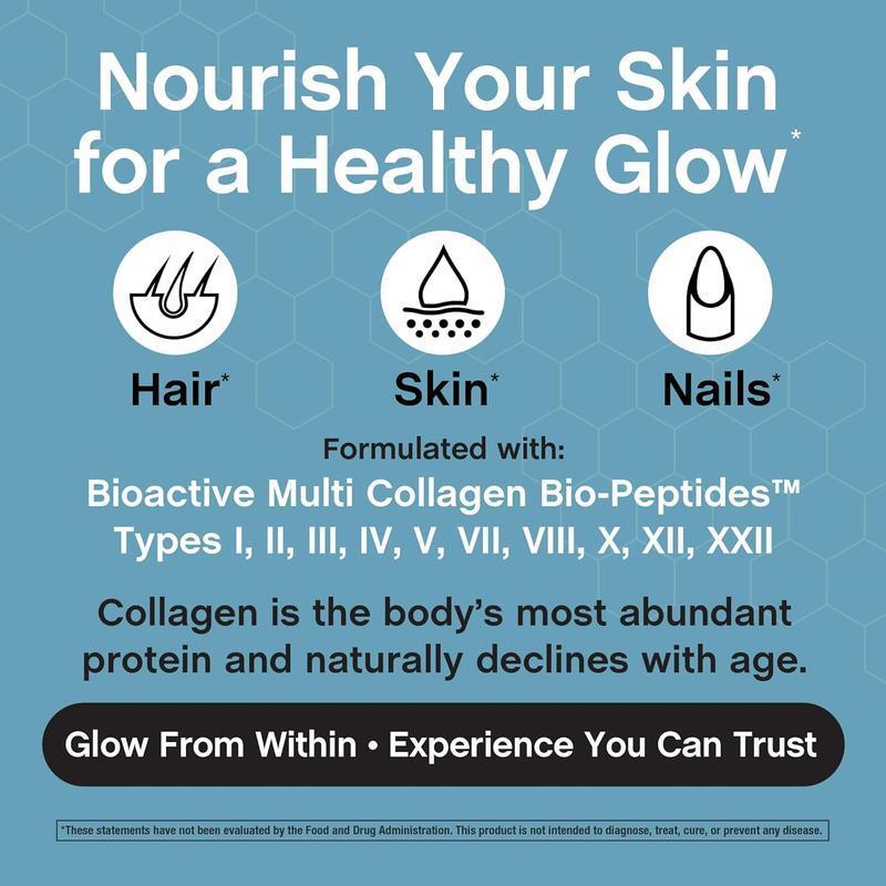 NeoCell Multi Collagen Advanced Bio-Peptides Powder 20oz Grassfed Protein Supplement with 18 Essential Amino Acids for Superior Absorption & Healthy Skin Joints