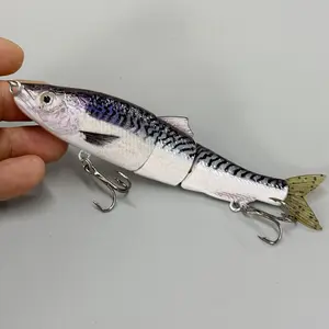Artificial Fishing Lure, 14.5cm/28.5g Multi Jointed Fishing Bait with Hook, Fishing Accessories for Outdoor Fishing