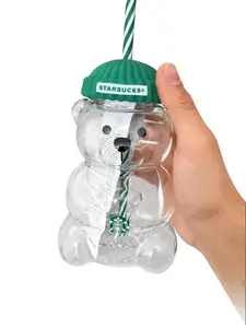 Starbucks Bearista Cup Bottle Coffee Drinkware Water Bottles Tumbler Mug Washable Reusable Bottled Portable 591ml and 20oz Insulated