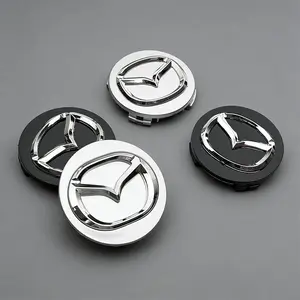 4Pcs 55mm 57mm Logo Hub Caps Car Emblem Wheel Center Cover Decorative Accessories Vehicle Exterior Decoration For Mazda 2 6 CX-5 CX-80 CX-70 CX-90 MX-30 CX-60 CX-50 CX-30 BT-50 e-TPV CX-3 CX-8 ATENZA CX-9 CX-7 MX-5 Mazda 5 3 RX-8