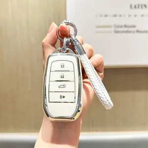 for Toyota Key Fob Cover Keychain Fit for 2025-2026 Camry 4Runner,2019-2026 Land Cruiser,Mirai,2021-2026 Venza,Grand Highlander,Hilux,Fortuner,2023-2026 Corolla