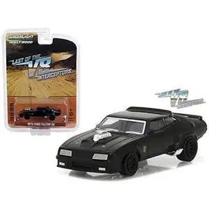 Greenlight 1973 Ford Falcon XB Black "Last of the V8 Interceptors" (1979) Movie "Hollywood Series" Diecast Model Car