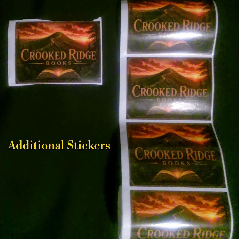 Custom Crooked Ridge Books Stickers