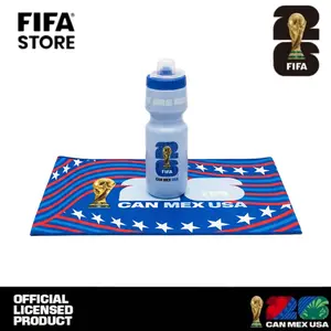 [FIFA World Cup 2026] Officially Licensed Squeeze Bottle and Towel Set: Durable, Lightweight, and Perfect for Teenage Soccer Fans Reusable