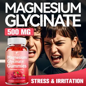 Fulimiks Magnesium Glycinate Gummies, High Absorption Sugar Free Magnesium Potassium Supplement for Relaxation, Stress Relief, and Sleep Support for Adults & Kids