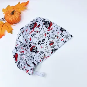 Funny Euro Scrub Cap for Women with Satin Lined Option by Paradise Caps.