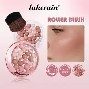 15g Roll-On Blush, Lightweight Pearl Finish, Fine Powder, Natural Radiance, Glow, Long-Lasting, Flawless, No Flyaway, Lifts and Brightens, Lazy Makeup Blush