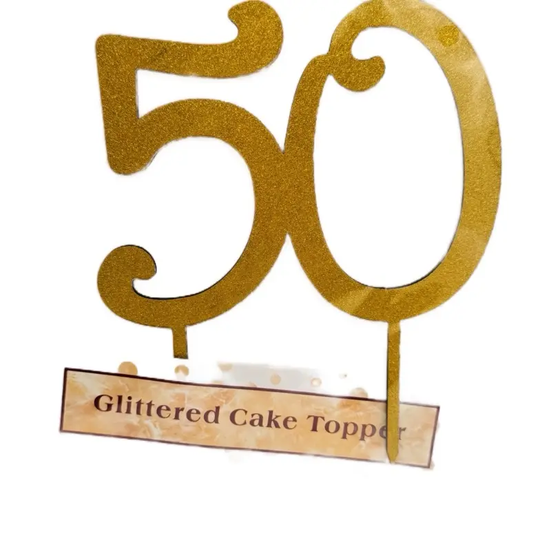 1pc wooden cake toper