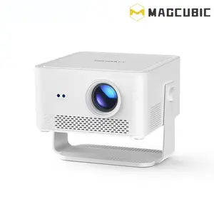 Magcubic HY450Max Projector 1100ANSI Auto Focus 12W Speaker HDR10+ Android 14.0 Dual WiFi6 BT5.4 Fully Automatic Keystone 1.0:1 Throw Ratio Screen Recognize & Automatic Obstacle Avoidance Home Cinema, Movie, Audio