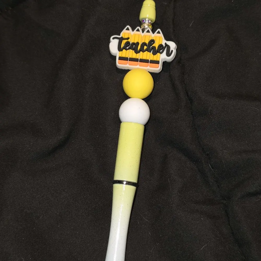 Yellow Teacher Pen with Refill - Perfect for Teachers and Students