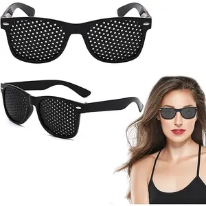 Unisex Pinhole Glasses Anti-Myopia AstigmatismGlassesMen's Women's Vision Improvement StrabismusCorrectionFatigue Glasses stylish  specs