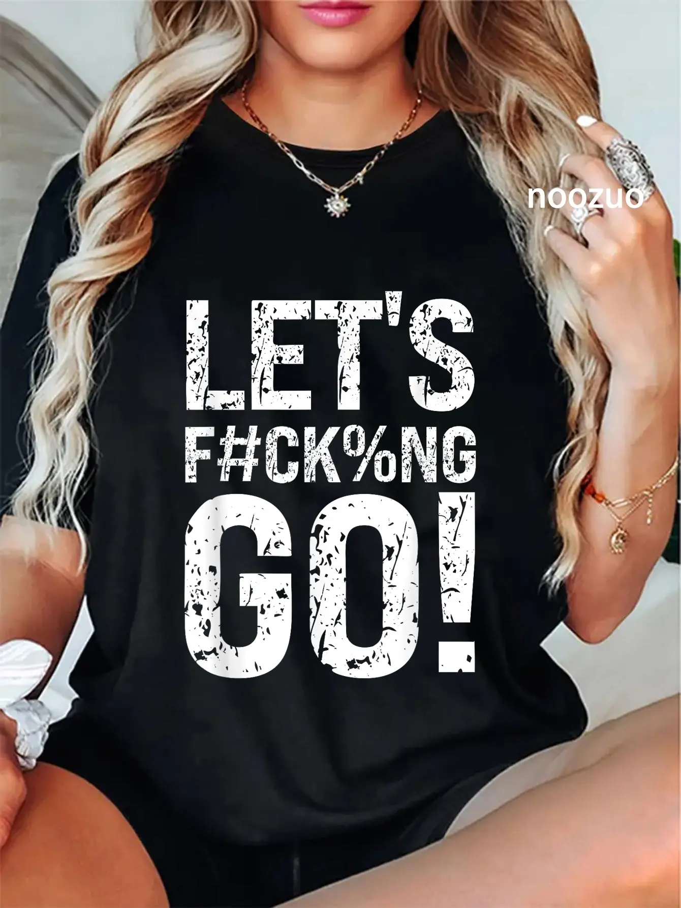 100% Cotton Lets Go Ball Hard Vulgar Humor Motivational Pep Talk T-Shirt