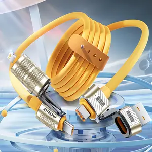 1 Meter USB Type-C Charging Cable, Durable Tpe Material, Fast Charge Compatible with iPhone & Android Devices, Essential Home Travel Accessory