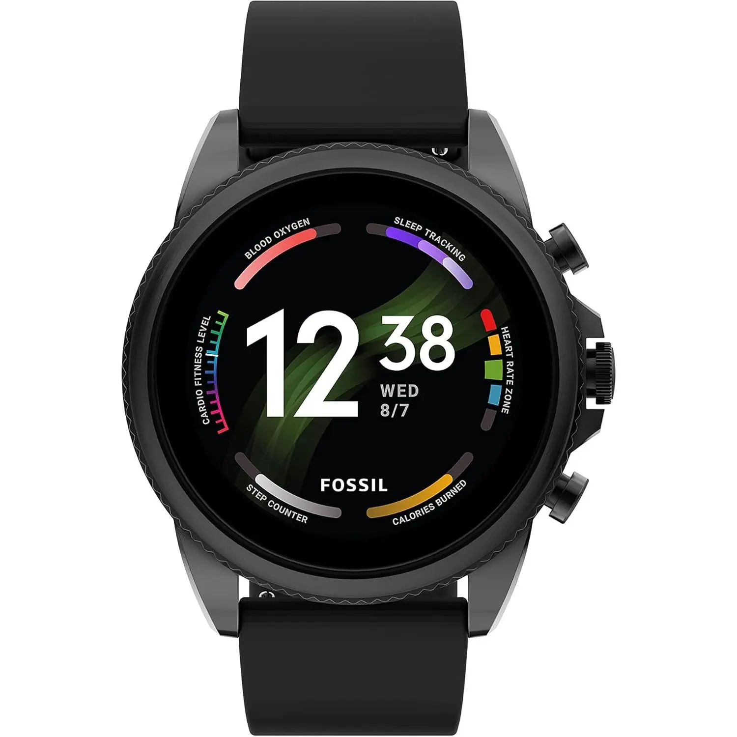 Fossil Gen 6 Digital Black Dial Mens Smartwatch FTW4061, Magnetic, Usb, Gps, Wearable