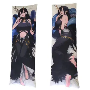 Anime Body Pillow Throw Cover, 2Way Soft Anime Girl Pillowcase Custom Japanese Hugging Body Pillowcase 59 in X 19.6 in Cover Dakimakura Otaku Gift