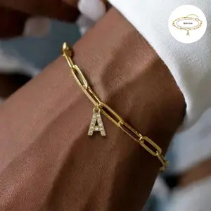 26 Letters A-Z Fashionable and Exquisite Initials Beaded Bracelet for Men and Women