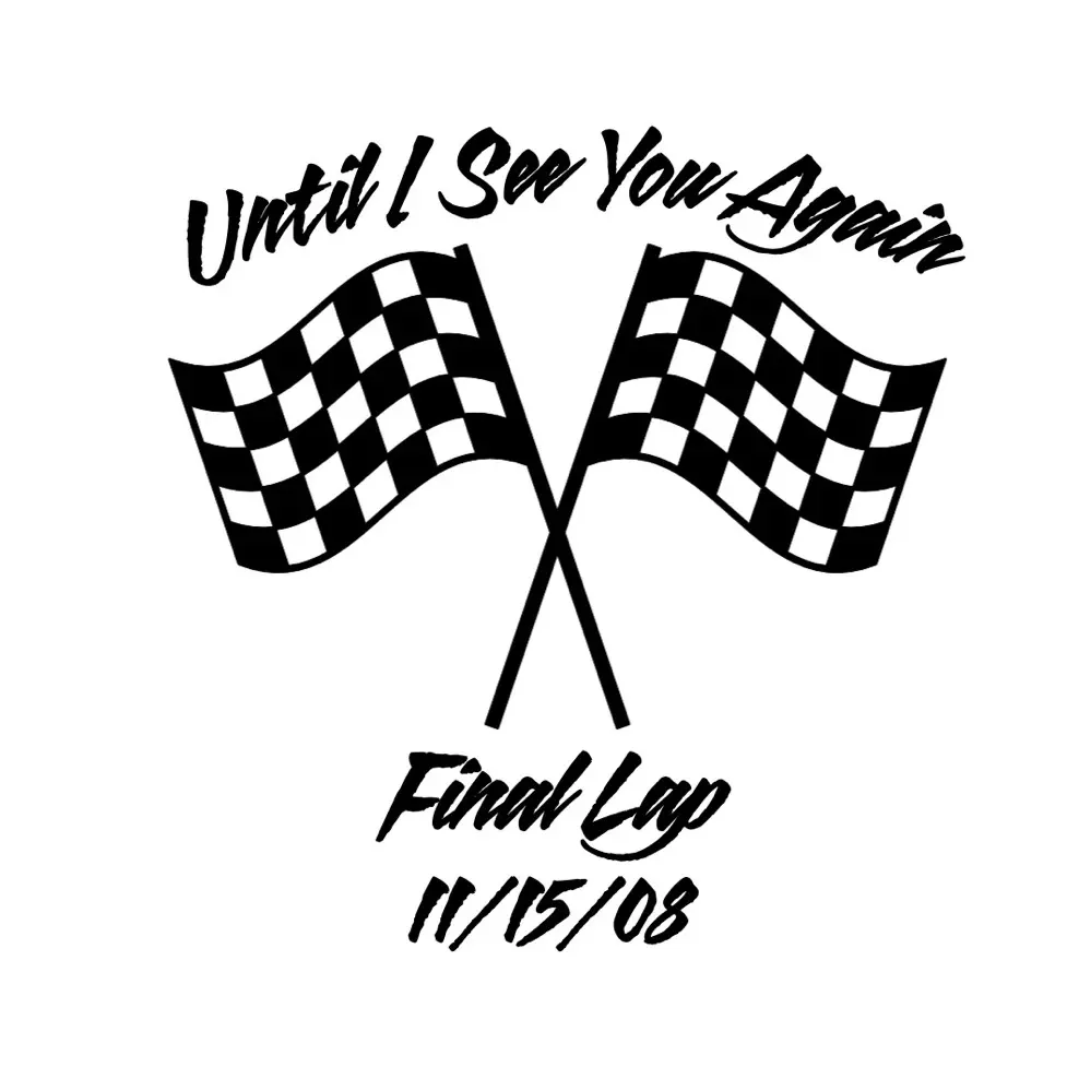 Custom Memorial Flag Vinyl Decal - SEND MESSAGE W/ INFO