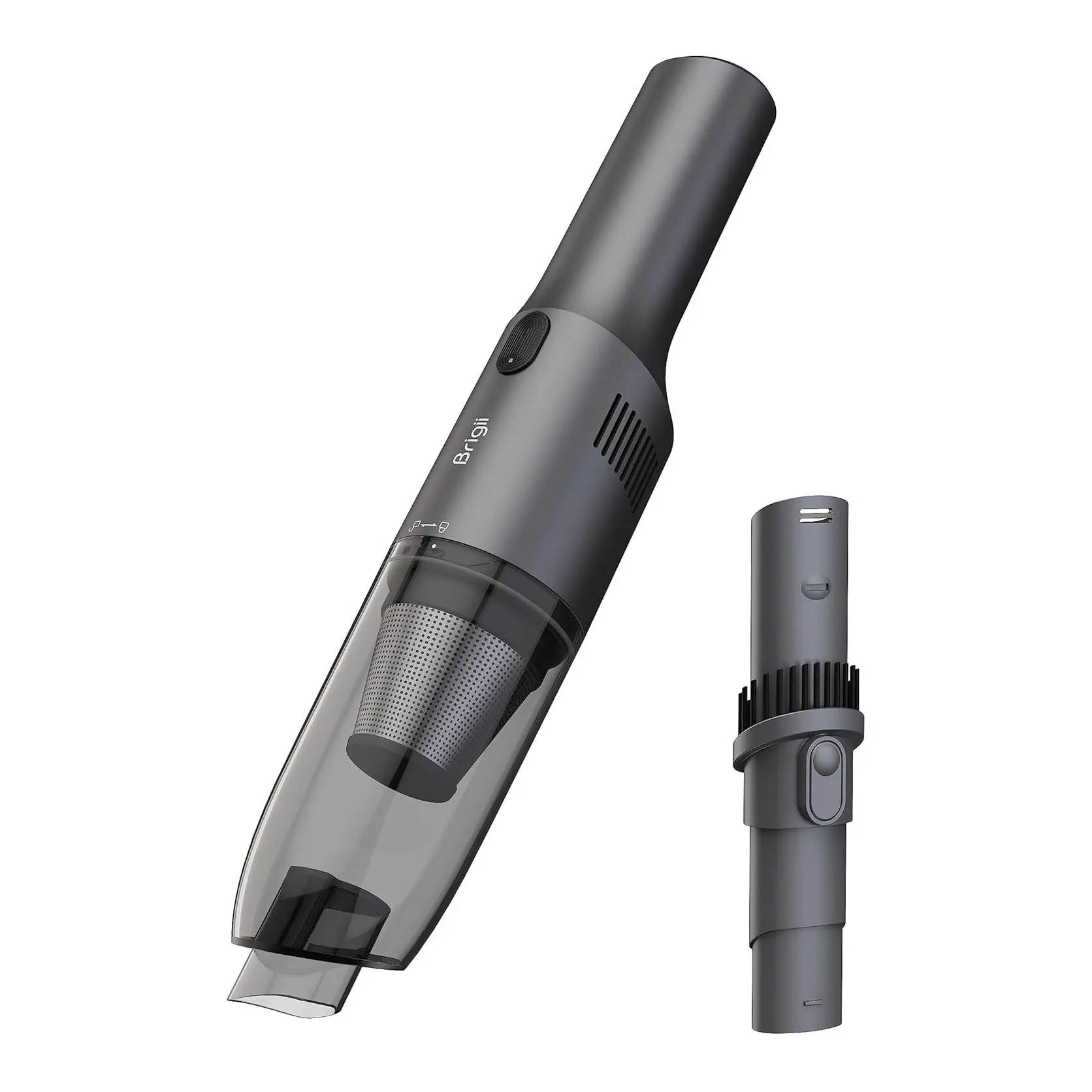 Brigii Crevice Vacuum with BRUSHLESS DC Motor, Mini Vacuum, Cordless Handheld Vacuum Cleaner,Lightweight 0.83lbs, USB-C Rechargeable-MX20