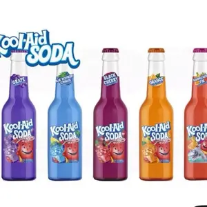 Kool-Aid Soda Variety Pack - Grape, Blue Raspberry Lemonade, Black Cherry, Orange, Strawberry Banana - 5 Flavors in 1 Pack