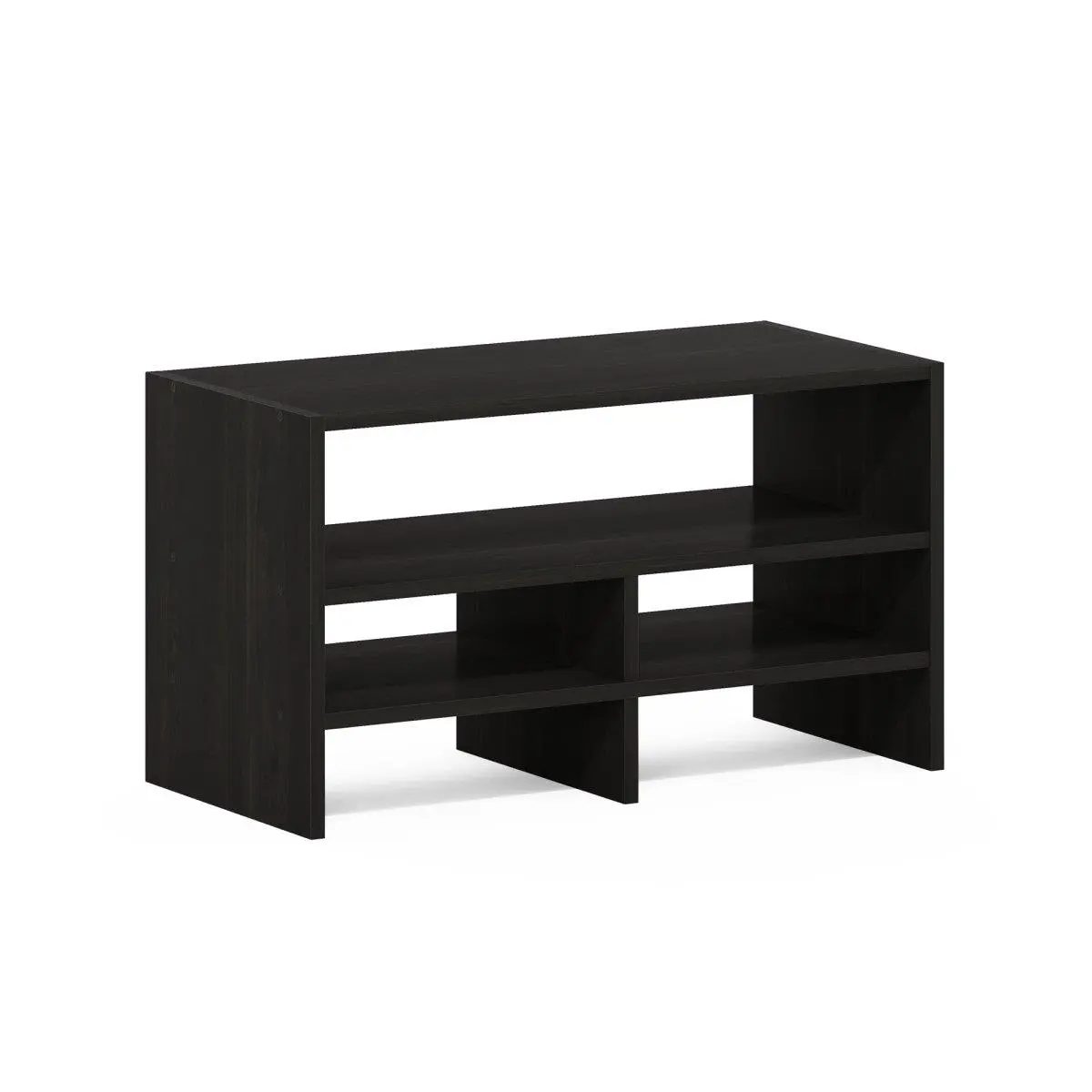 Furinno Hermite Freestanding Desktop Organizing Shelf - Espresso Finish, Sturdy Cabinets Racks, Books Storage, Office Commercial Furniture, 5.841 lbs, 7.8(d)x16.4(w)x9.3(h)in, Wipe with Damp Cloth (Avoid Harsh Chemicals), Assembly Required