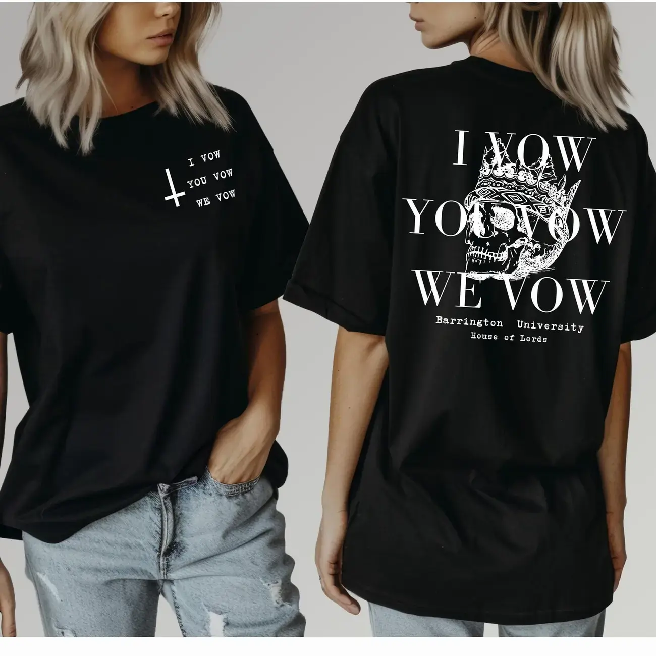 House of Lords  T-shirt, I Vow You Vow We Vow Sweatshirt, Bookish Merch, Book Lover Gifts, Dark Romance Hoodie