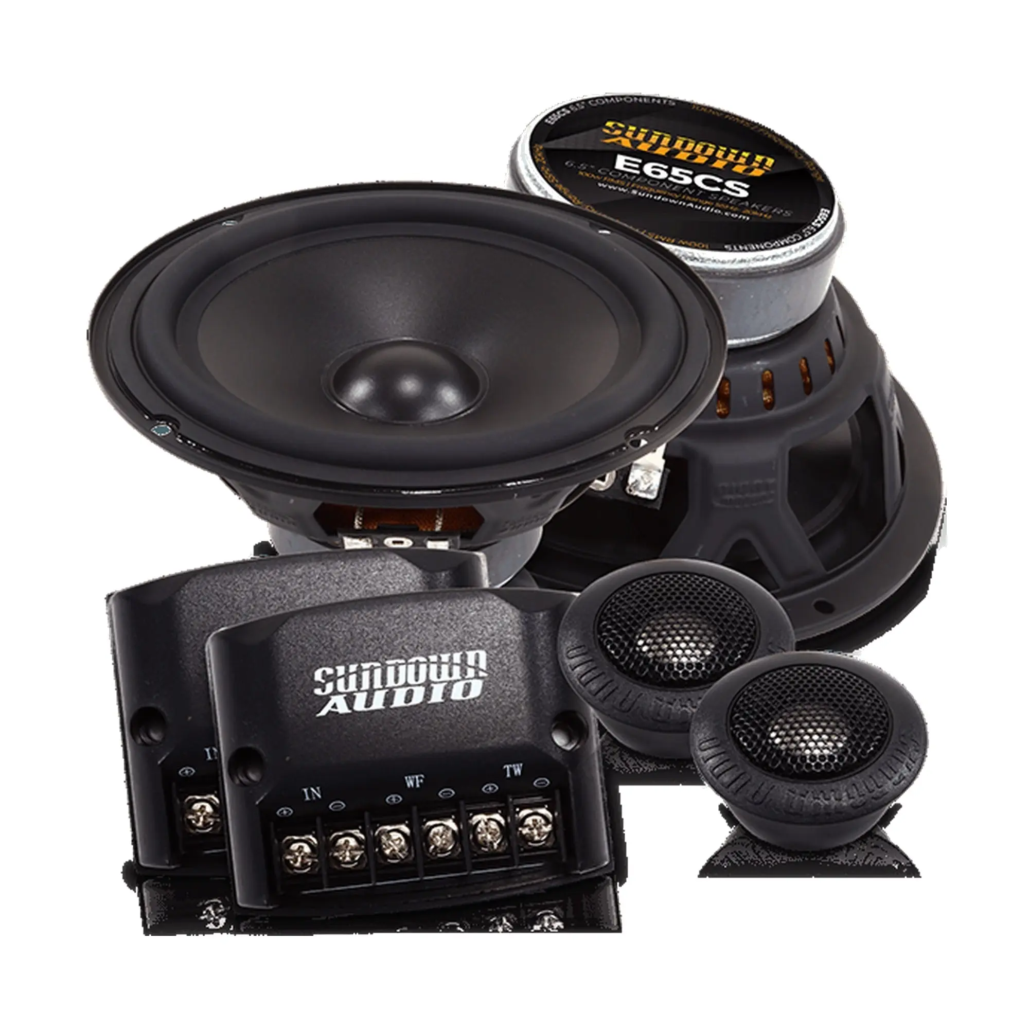 Sundown Audio E-6.5CS 6.5" Component Speakers 100W RMS