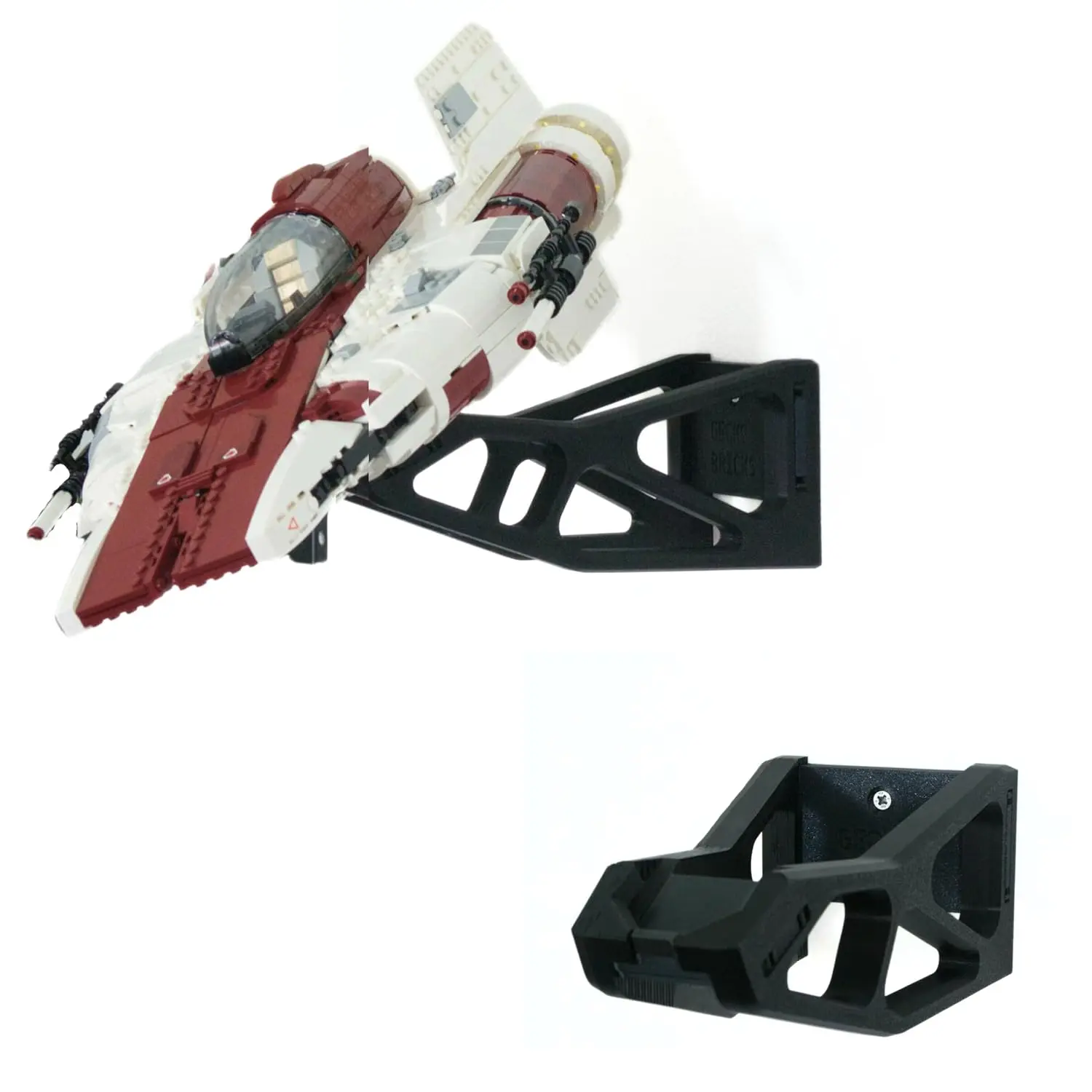 Wall Mount for Lego Star Wars UCS A-Wing (75275) – Secure & Angled Display Bracket for Collectors, Easy Installation