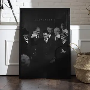 Cult Italian Mob Gangster Movie Poster, Mafia Drama Print, Classic Wall Art, Gift Idea for Movie Enthusiasts