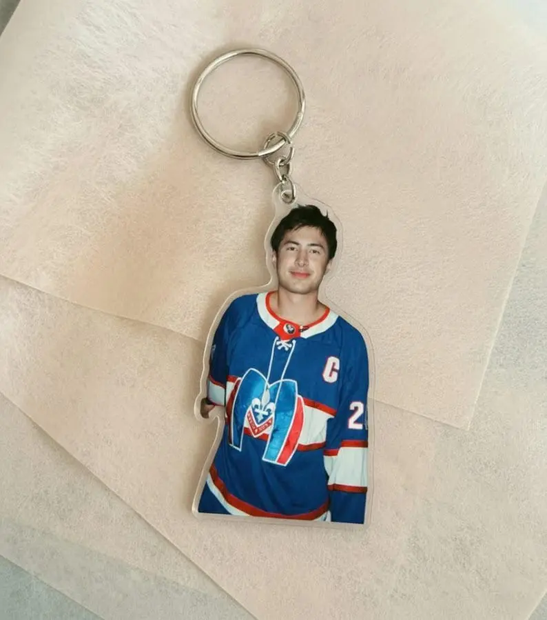 Heated Rivalry Shane And ILya Acrylic Keychain, Team Rozano Bag