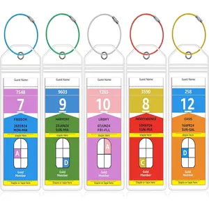 5 count Cruise Luggage Tag Holder for Royal Caribbean & Celebrity Cruise Ship Essentials in 2024 & 2025 by, Clear Luggage Tags for Suitcases Cruise Accessories Cruise Essentials Must Haves