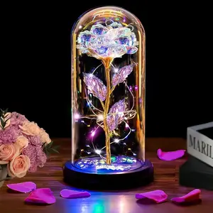 Mother's Day Gifts - LED Everlasting Rose, Eternal Flower, Romantic Creative Gifts Ideas for Women, Valentine's Day, Birthday, Anniversary on Any Occasion, Perfect Gift Surprise Idea for LOVE