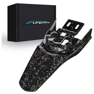 Dirt Bike Rear Fender Mud Guard Carbon Fiber for Surron Sur Ron Light Bee X S X260 X160 Electric Dirt Bike