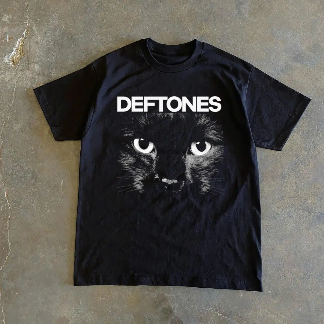 Vintage Deftones Cat Eyes Shirt – Aesthetic Metal Band Tee Unisex
